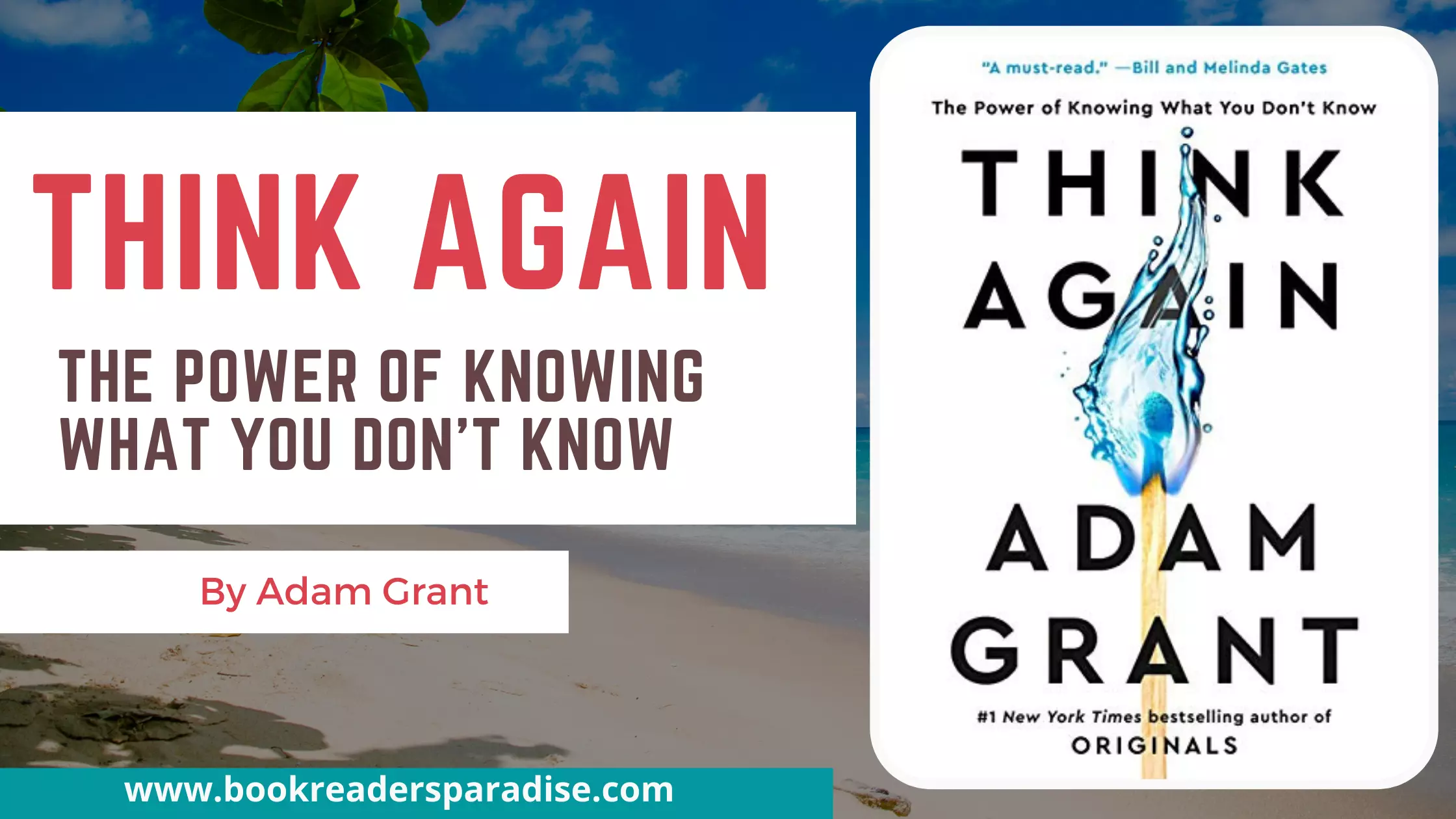 Think Again PDF, Audiobook & Summary By Adam Grant Free Download Details