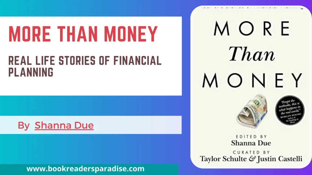 More Than Money PDF, Summary, Audiobook FREE Download Details