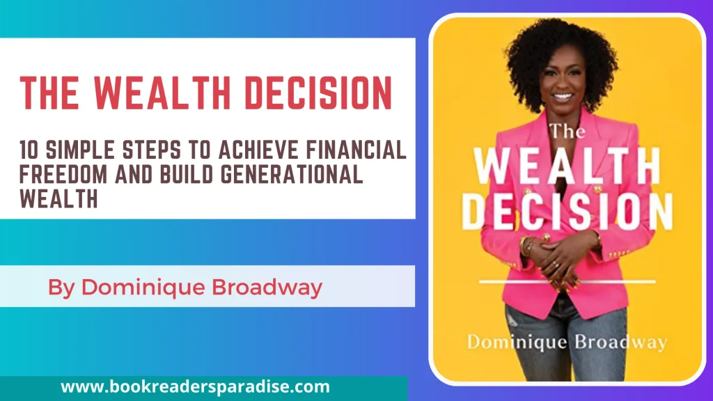 The Wealth Decision PDF, Summary, Audiobook FREE Download Details